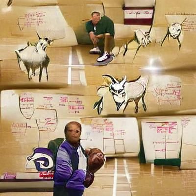AI Interpretation of 'Goat Coach' Prompt