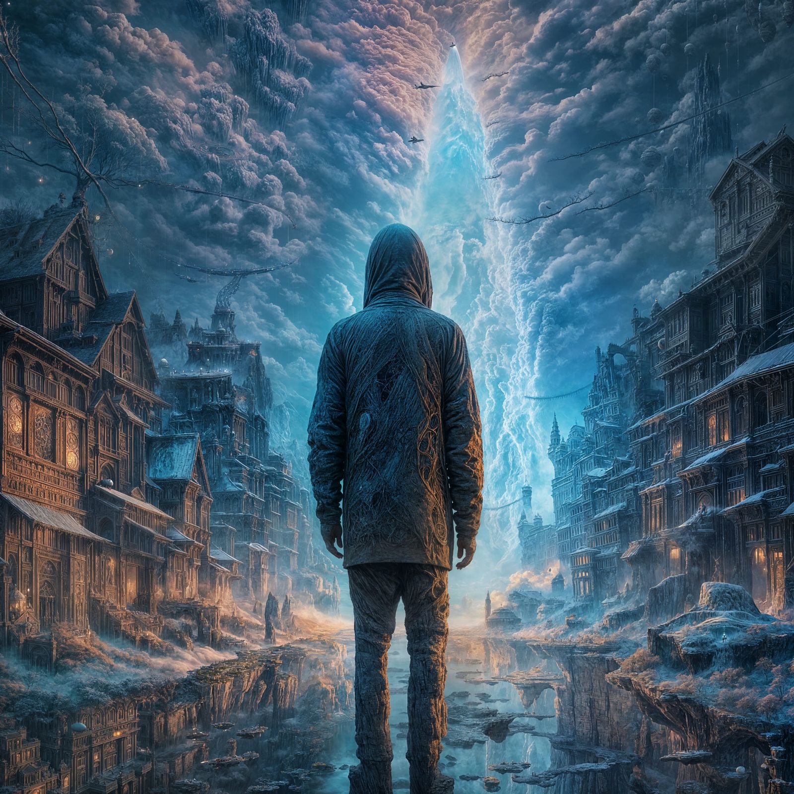 Cracked World Egg Reveals Human Soul