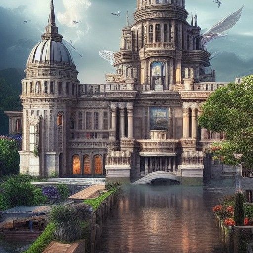Epic Cinematic Homes in a Digital Matte Painting