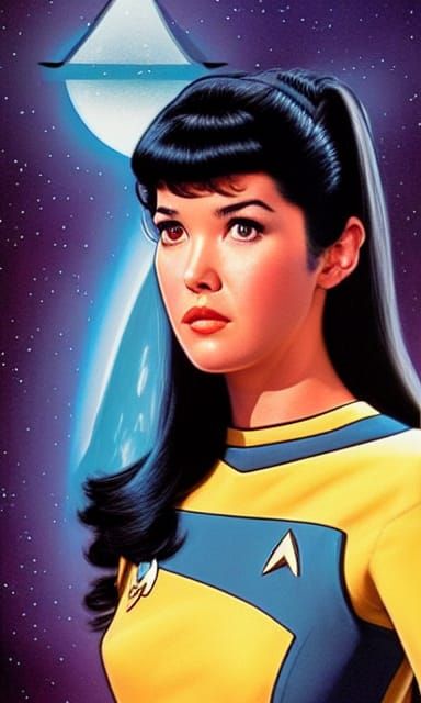 Phoebe Cates as Star Trek Character