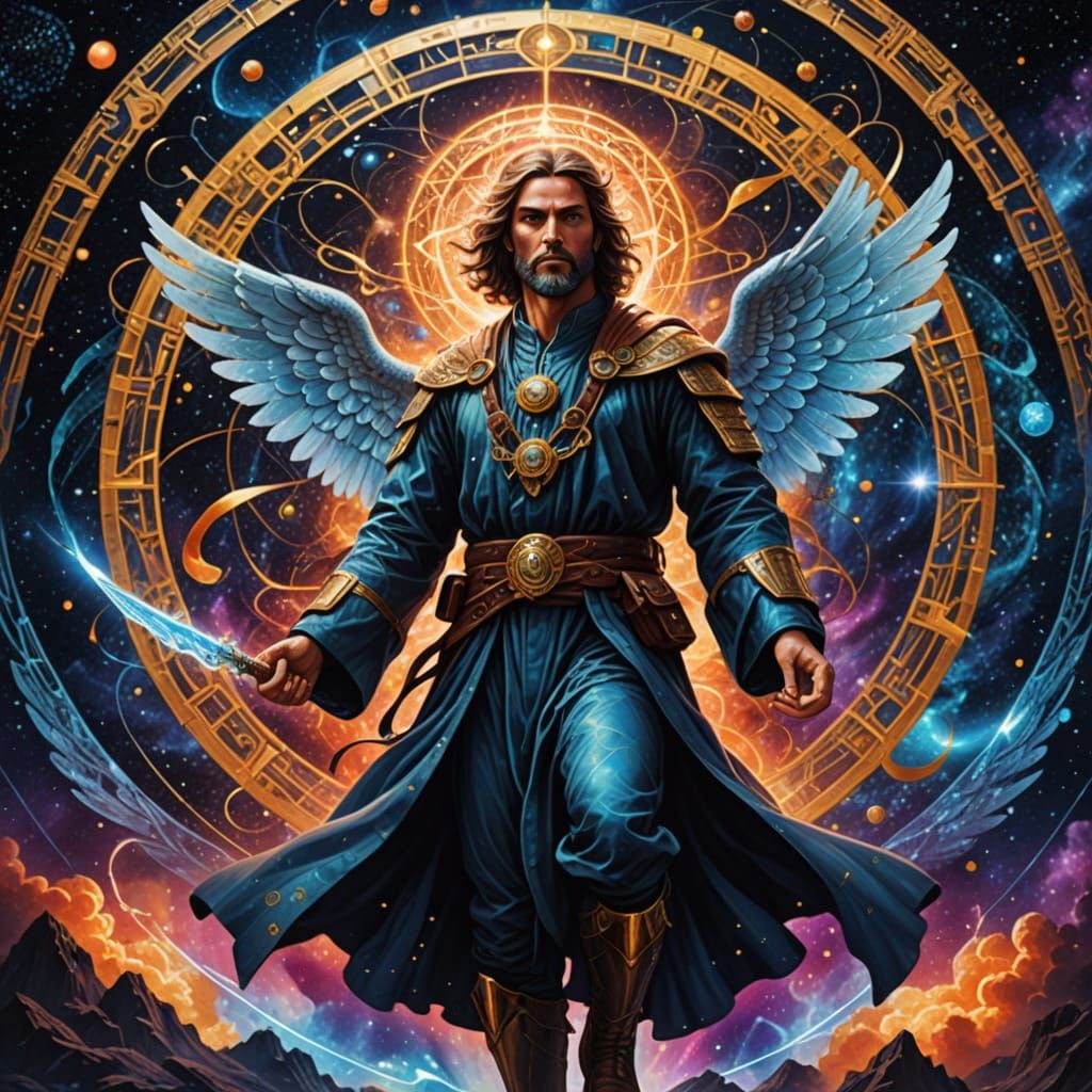 Shem Angel Sitael Weaving Reality: Holographic Illustration