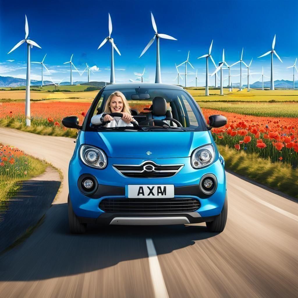 Vibrant Blue Sky Image