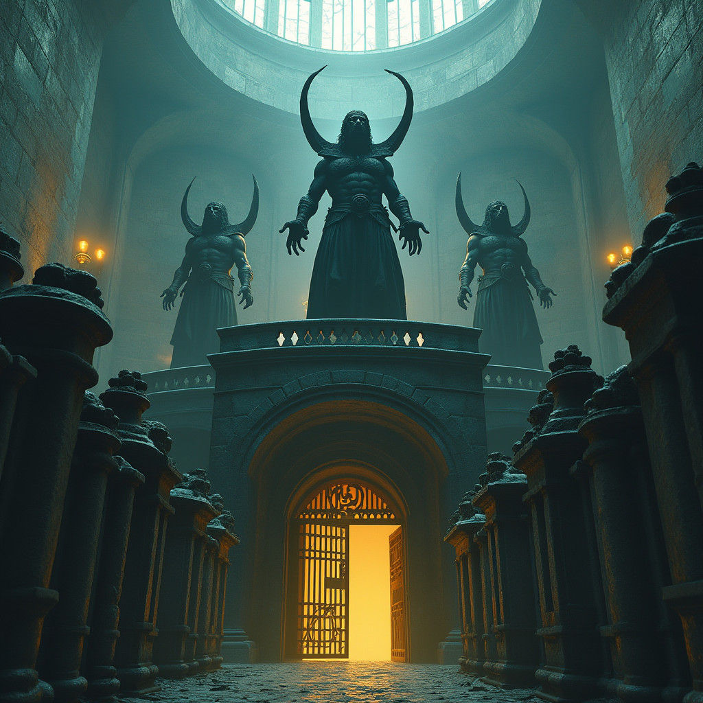 Mystical Prison Guards with Gigantic Gyatts