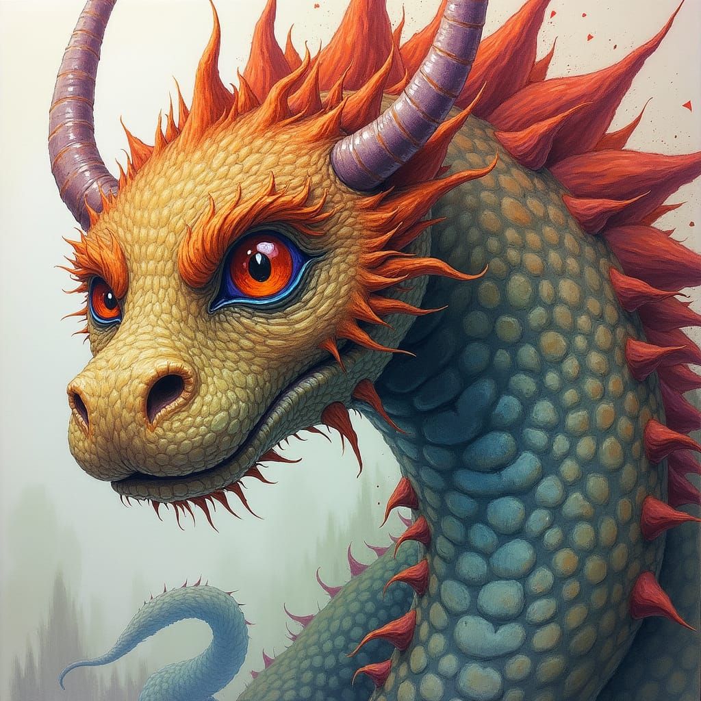 Mythical Creatures Sketchbook Page in Alan Lee Style