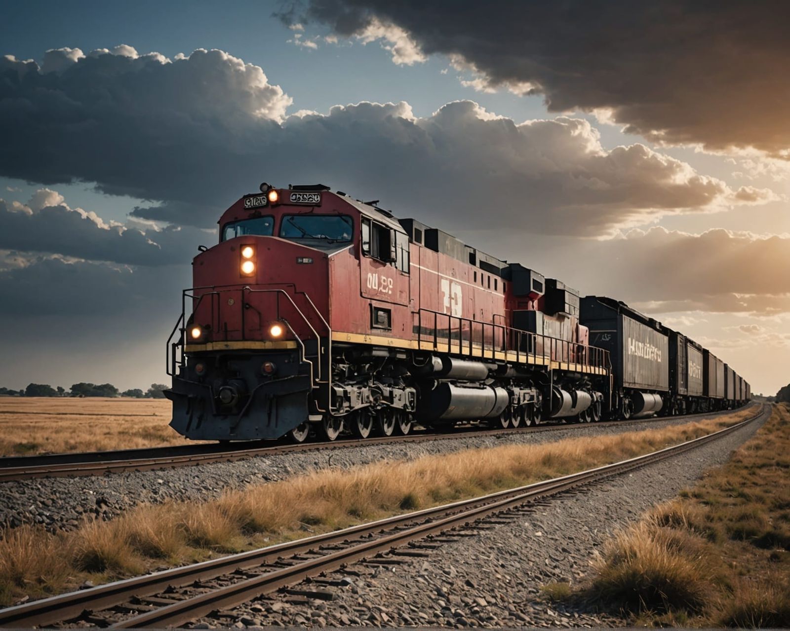 Abstract Depiction of Human Hardships