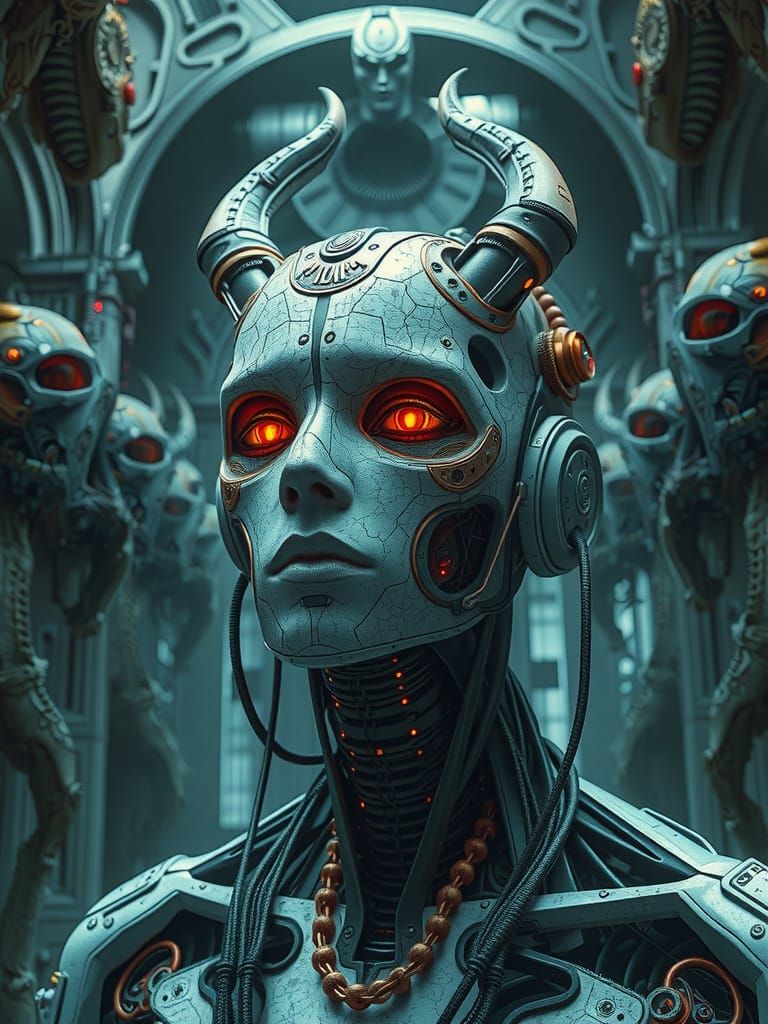 Cyborg Yearns for Empathy in Alien World