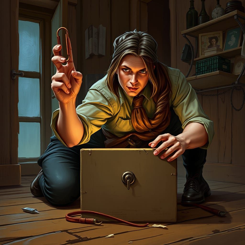 Shirtless Woman: AI-Generated Portrait