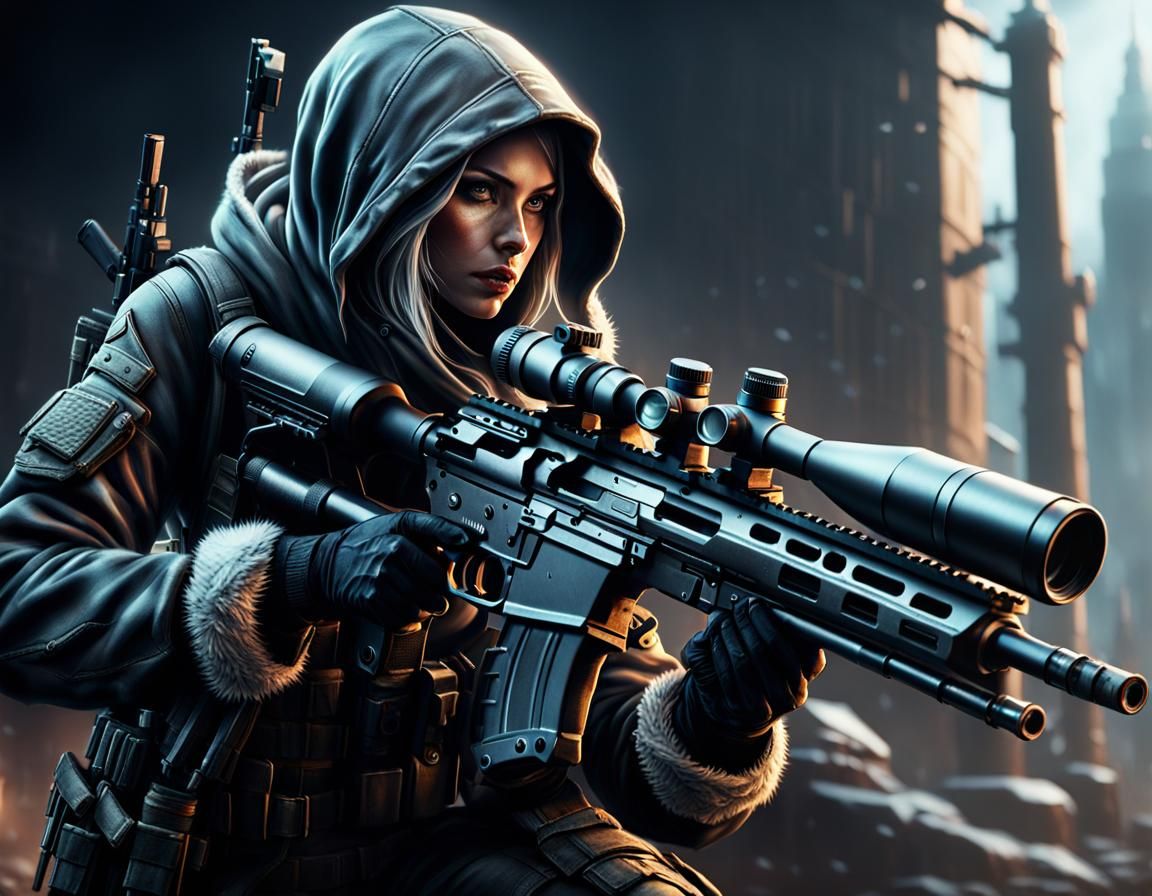 female sniper