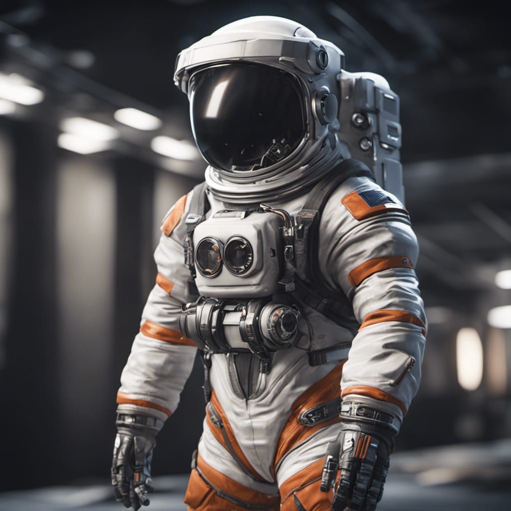 Futuristic Astronaut Suit in Unreal Engine
