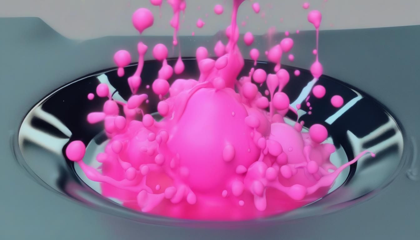 Gloopy Vivid Paint Droplets
