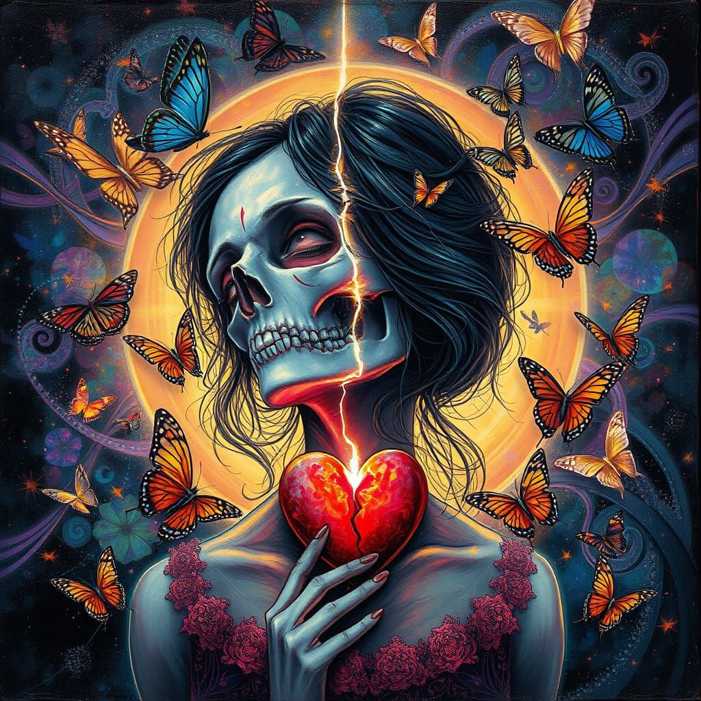 Whispers of Cosmic Sorrow: A Melancholic Memento Mori