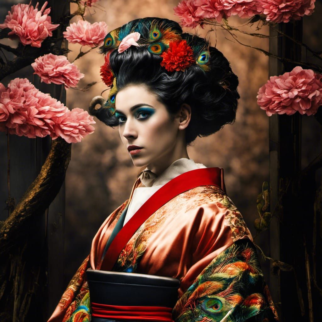 Stunning AI Generated Image of a Peacock