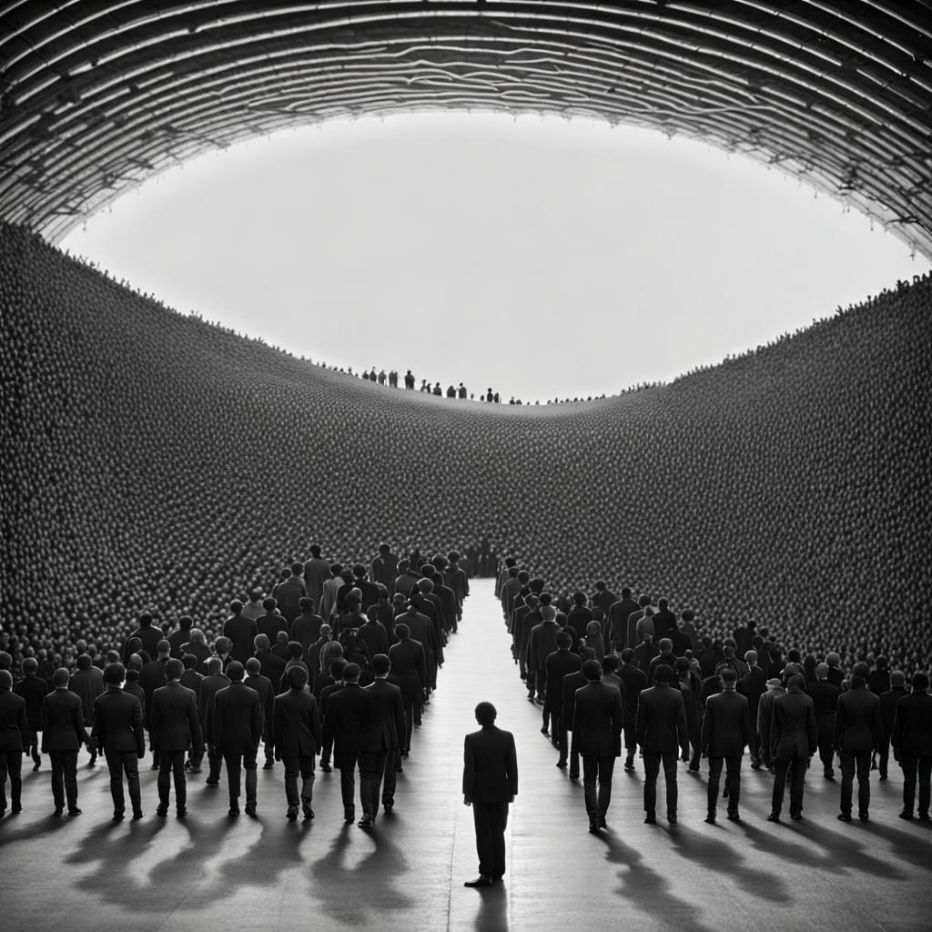 Ten Thousand People in Soulless Light