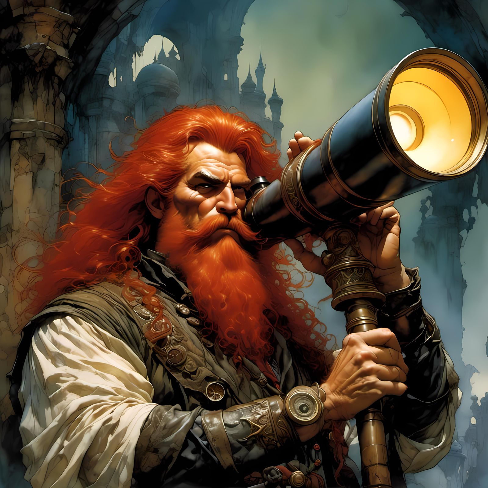 Roddelart the Red, Coastal Watch in the Ruins of Antoth Tor