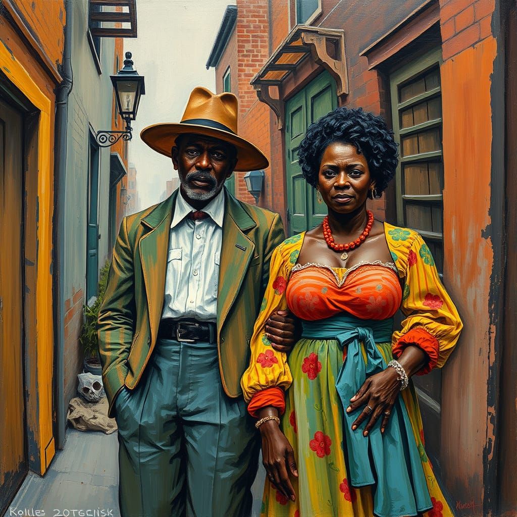 Porgy and Bess in the Charleston Slums