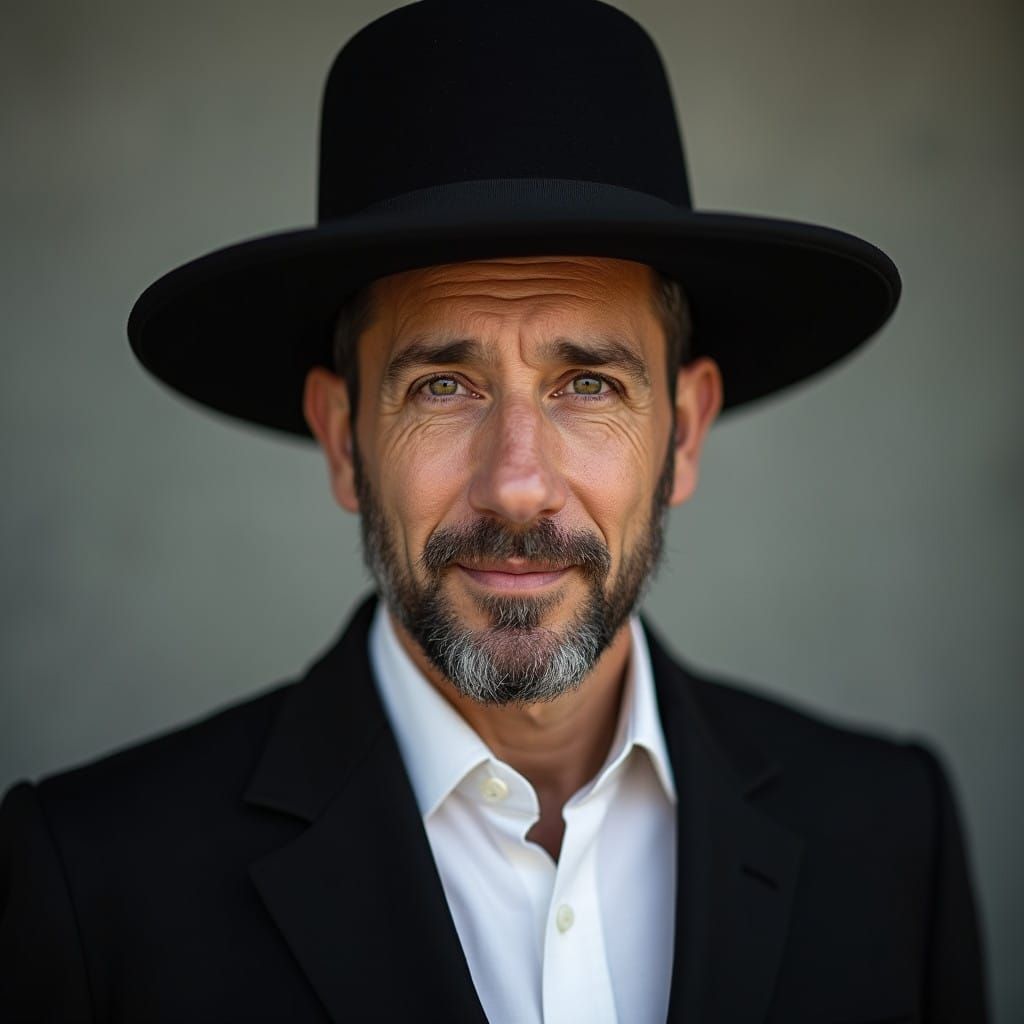Ultra-Orthodox Jew in Elegant Attire