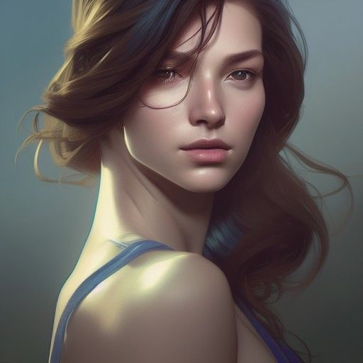 Hyperdetailed Portrait in Dynamic Lighting