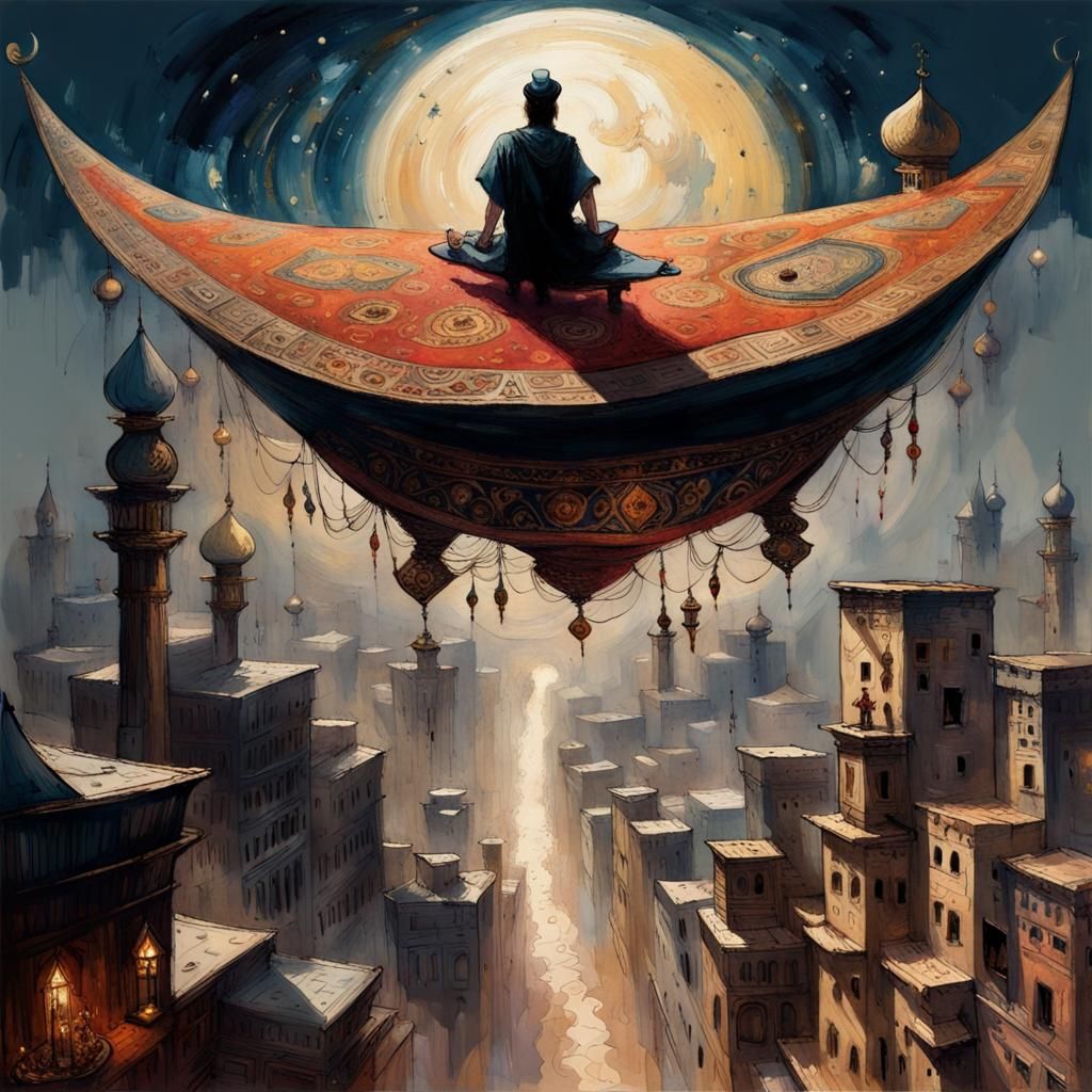 Aladdin's Magic Carpet Ride Over Baghdad