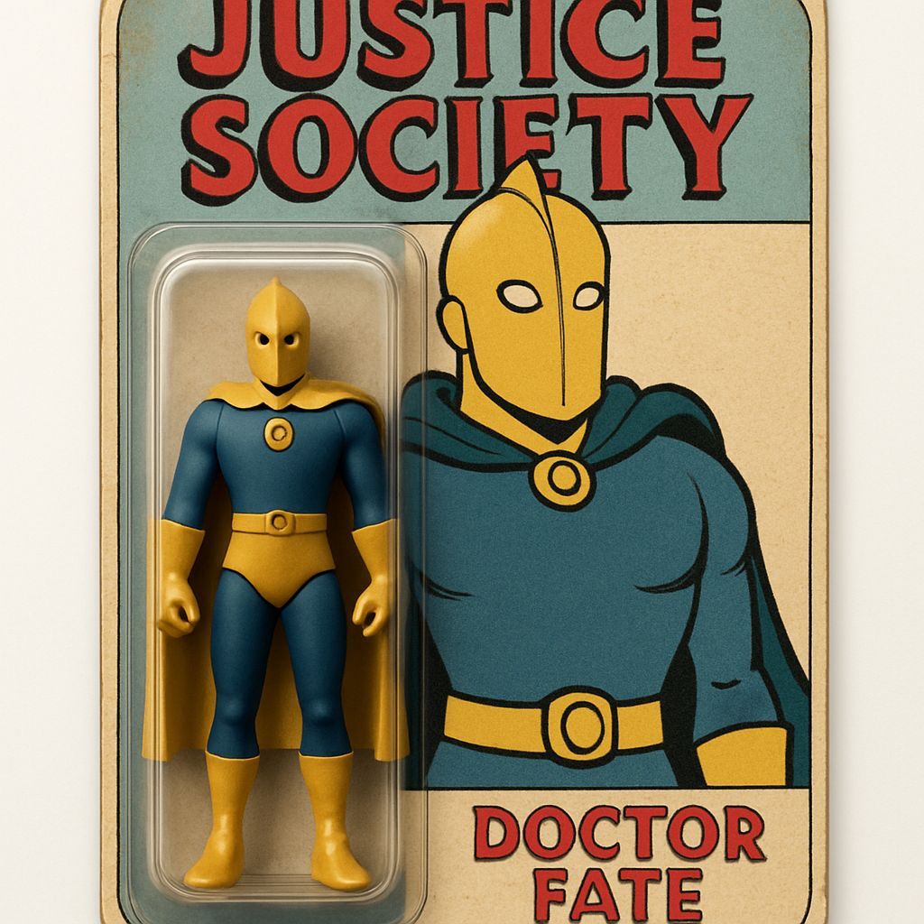 Max Fleischer’s version of The Justice Society’s Doctor Fate...