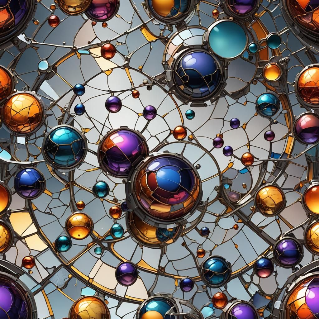 Mechanical Stained Glass Planets in White Space