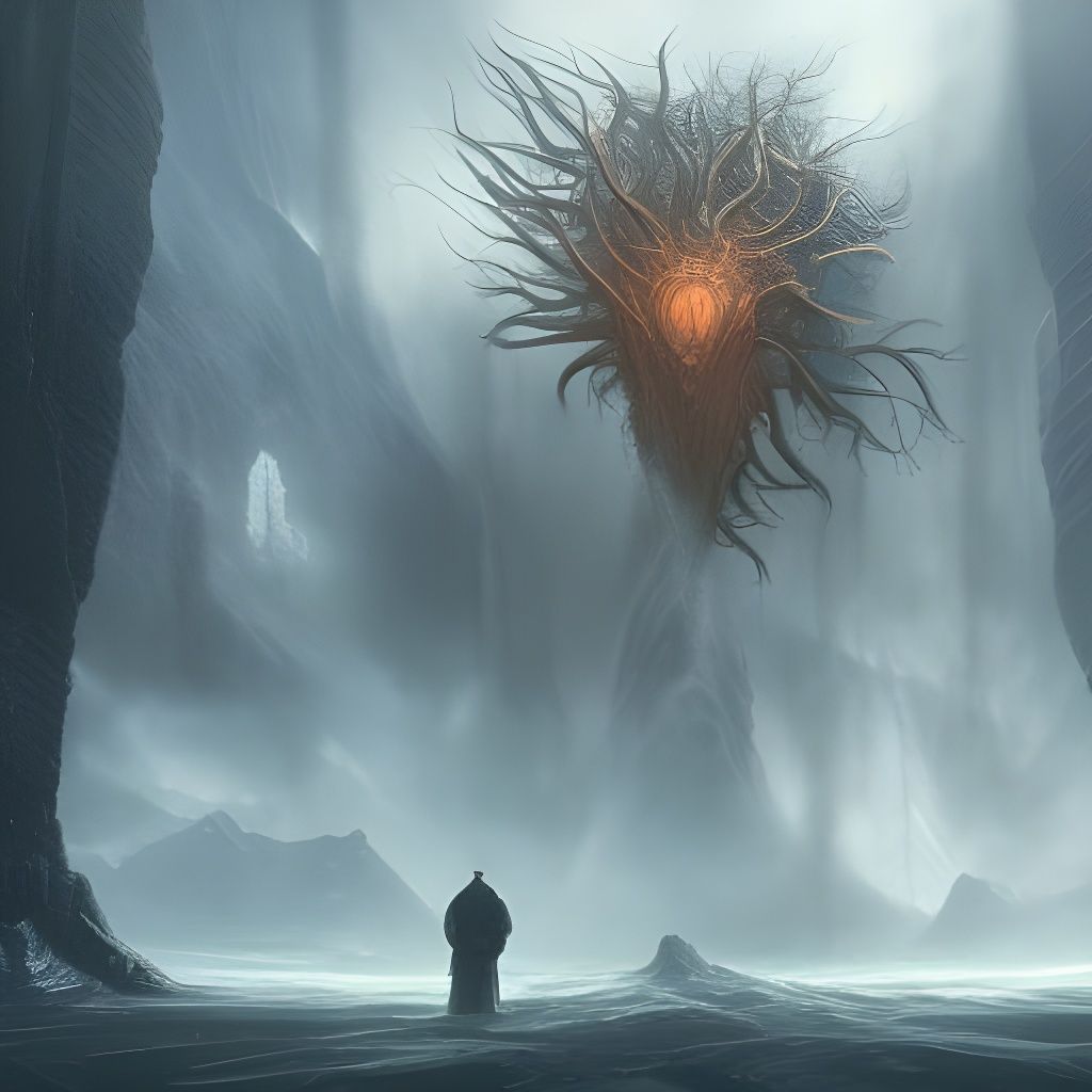 Fantastical Matte Painting with Intricate Details