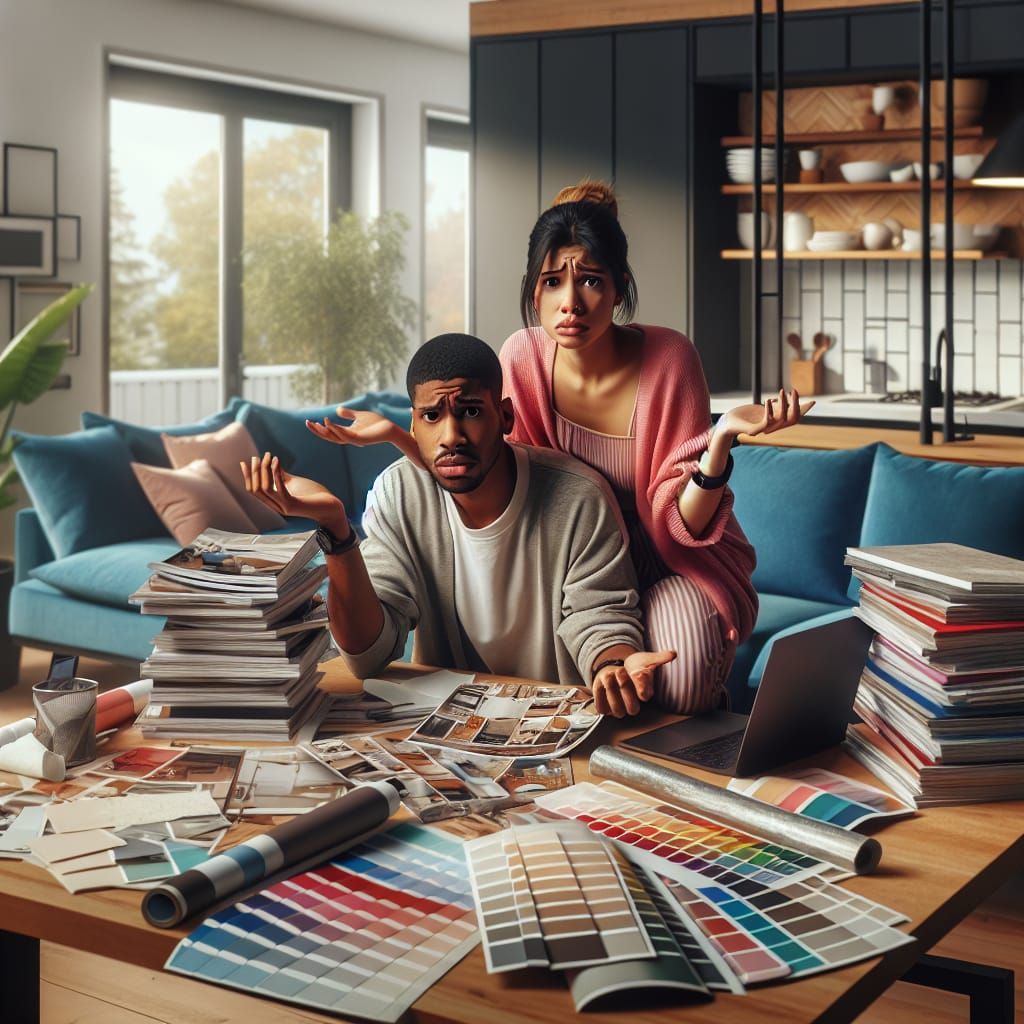 Couple Overwhelmed by Home Renovation Choices