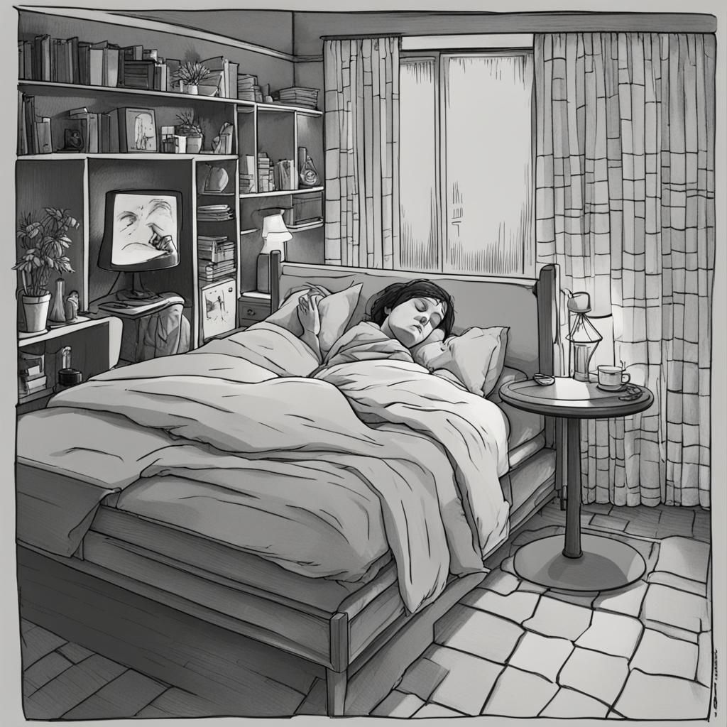 Visualizing Insomnia: An AI Generated Interpretation