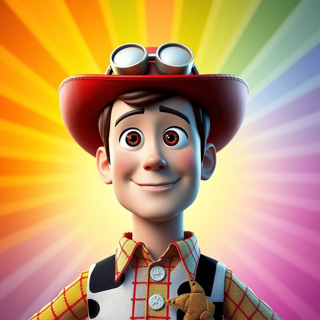 Andy from Toy Story in Industrial Chic Digital Art