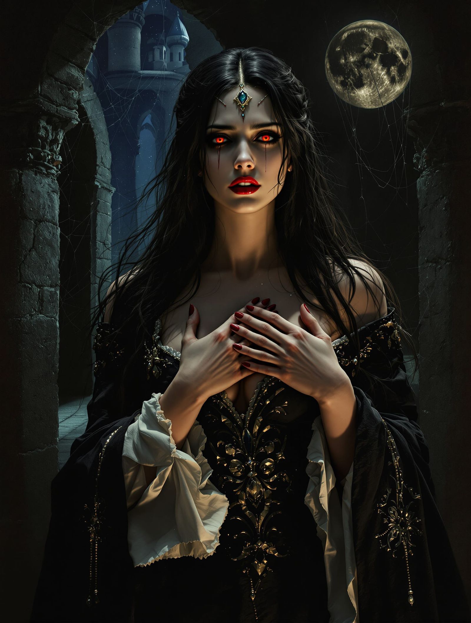 Vampire Queen Laura's Moonlight Melancholy