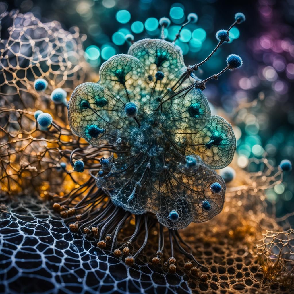 Otherworldly Nanotech Corset in Biopunk Style