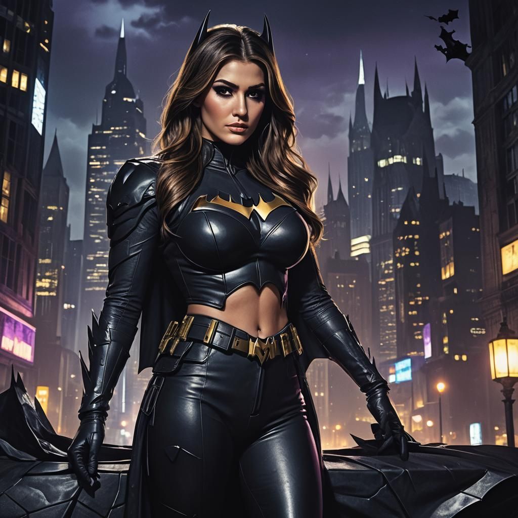 Batman and Gotham in Gothic Fantasy Art