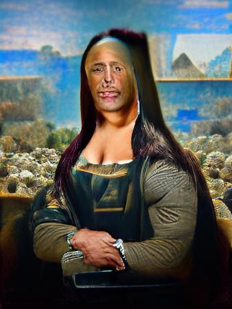 Mona Lisa Dwayne Johnson Filmic Mashup
