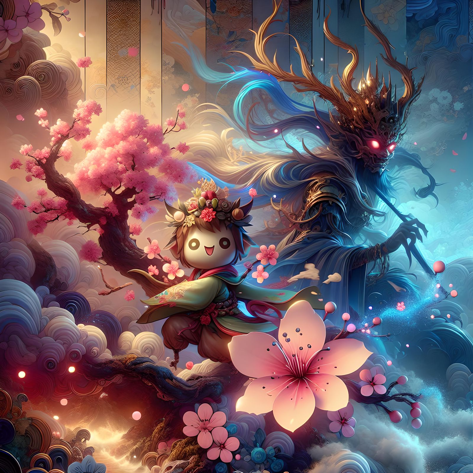 Heavenly Blossom Woods