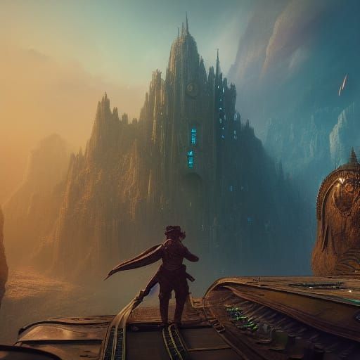 Detailed Matte Painting of Life in 2050