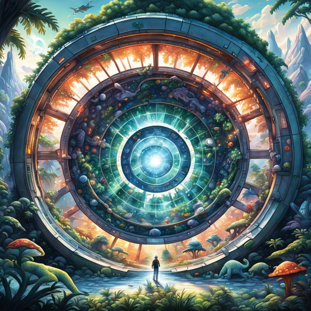 Swirling Time Vortex Window in Fabric of Time