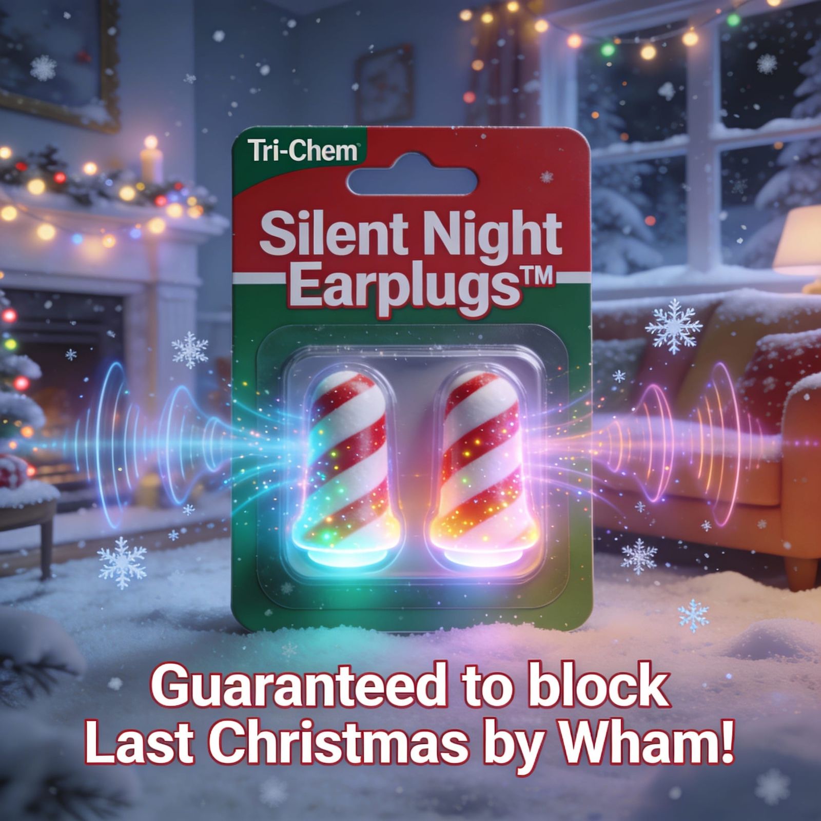 Silent Night Earplugs: Surreal Holiday Noise Blockers