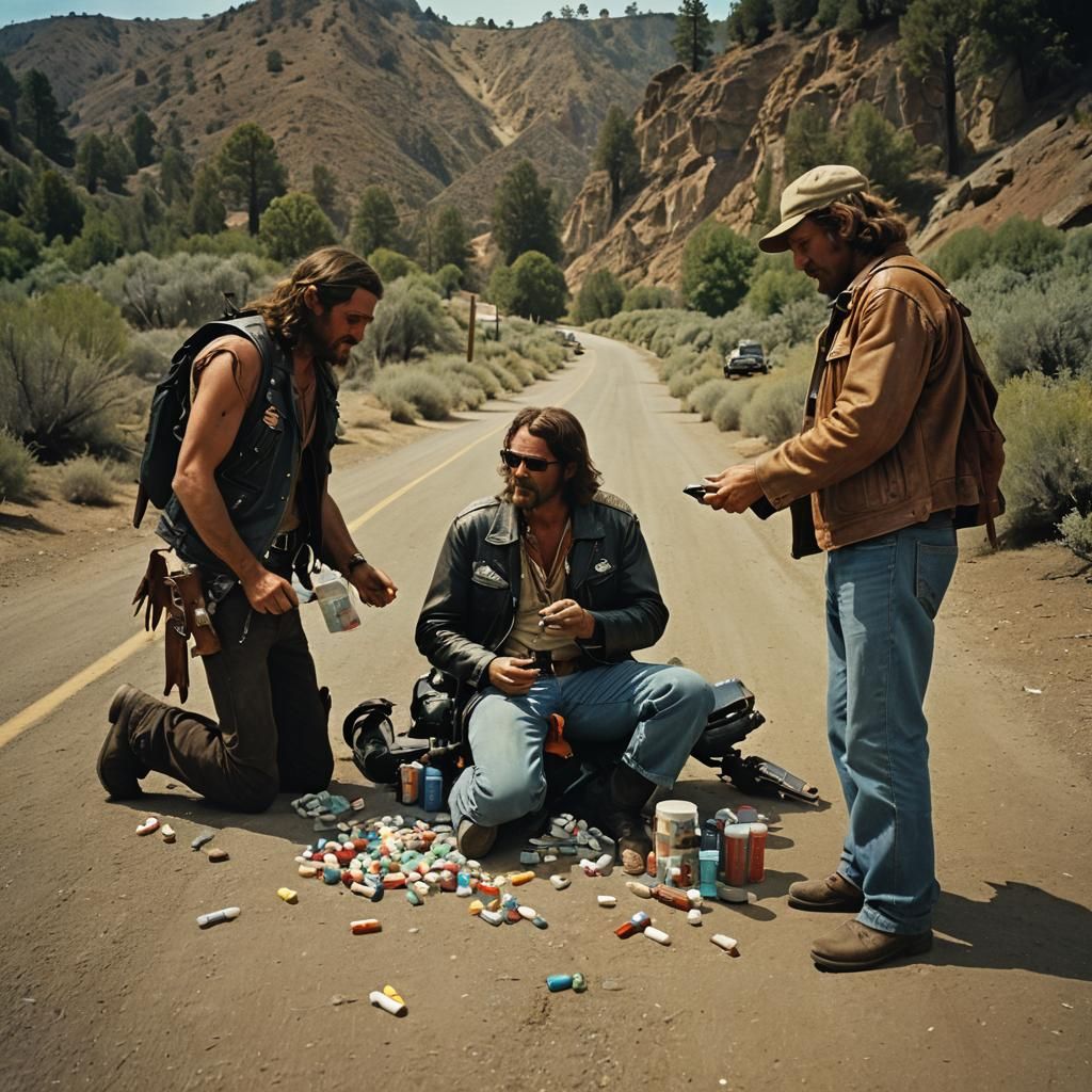 Dramatic Film Still of Kowalski and Angel