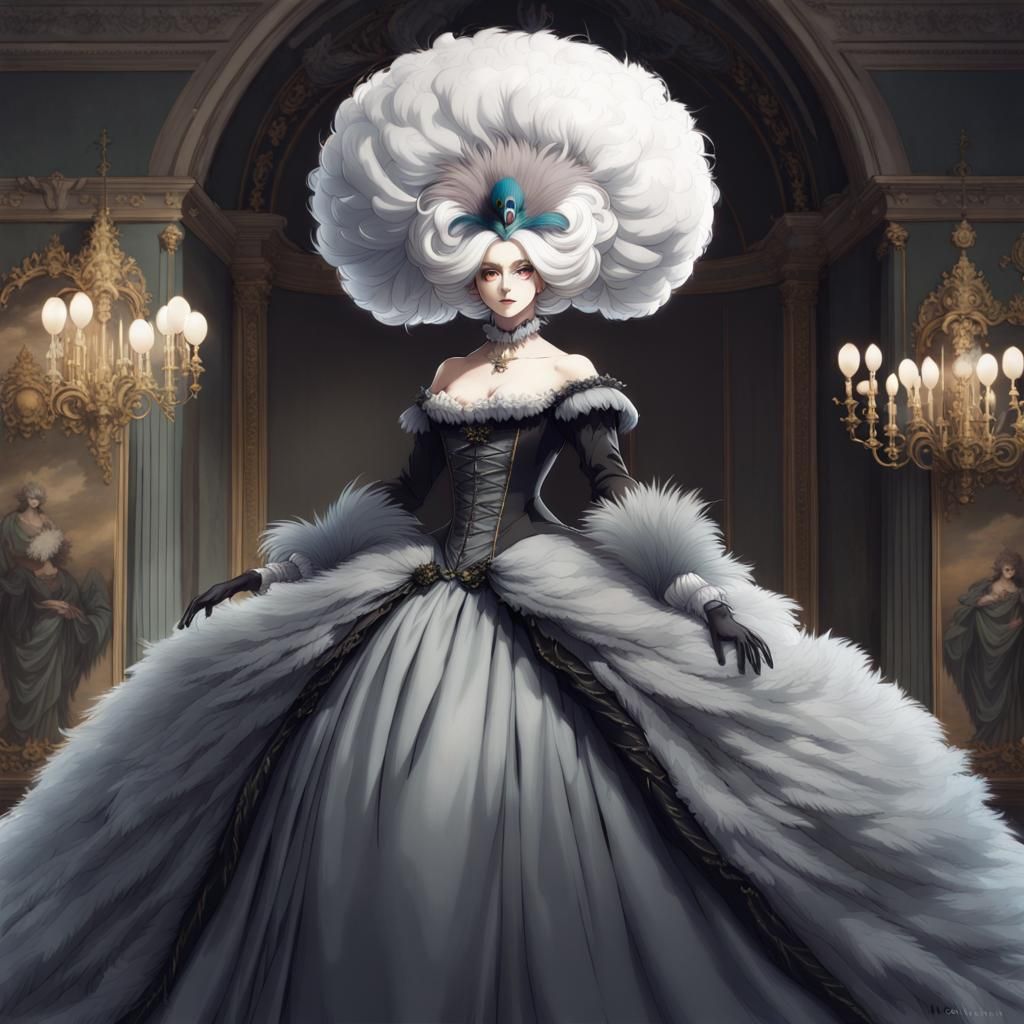Gothic Marie Antoinette at Venice Carnival