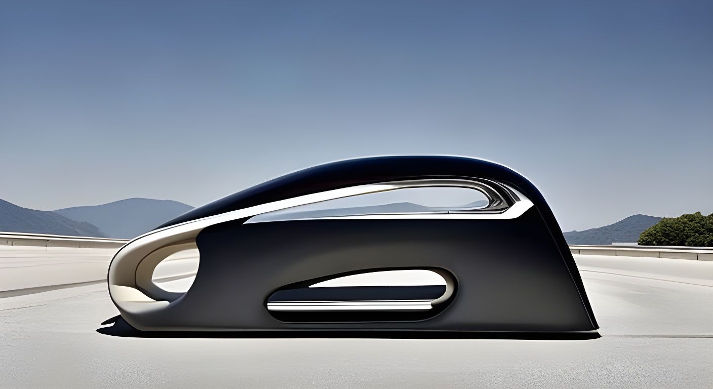 Futuristic Rubber Band Powered Smart Car