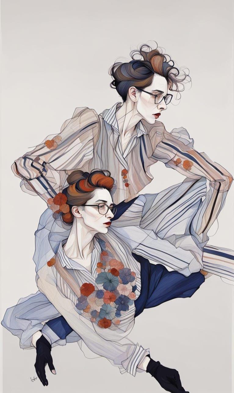 Abstract Figures in Vector Style