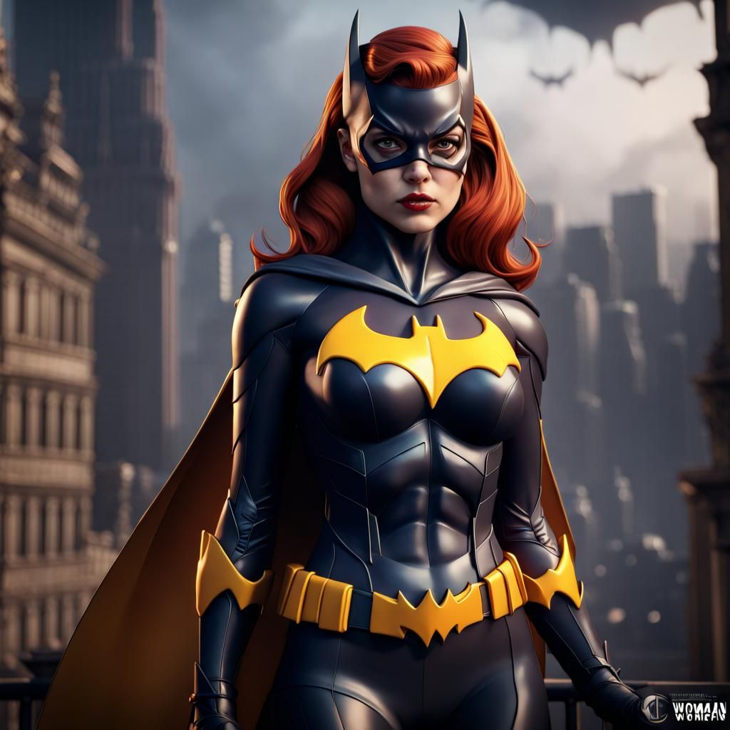 Batgirl Barbara Gordon: Detailed Matte Painting