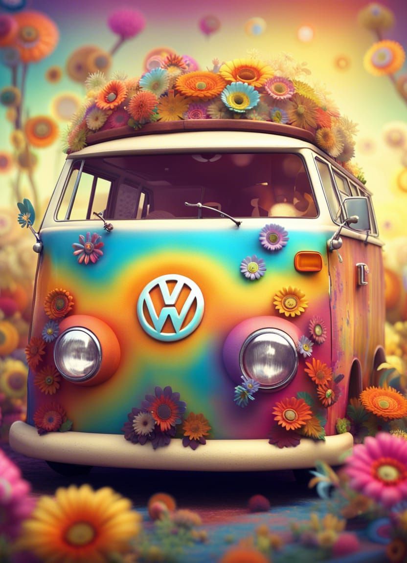 Happy Hippie Van