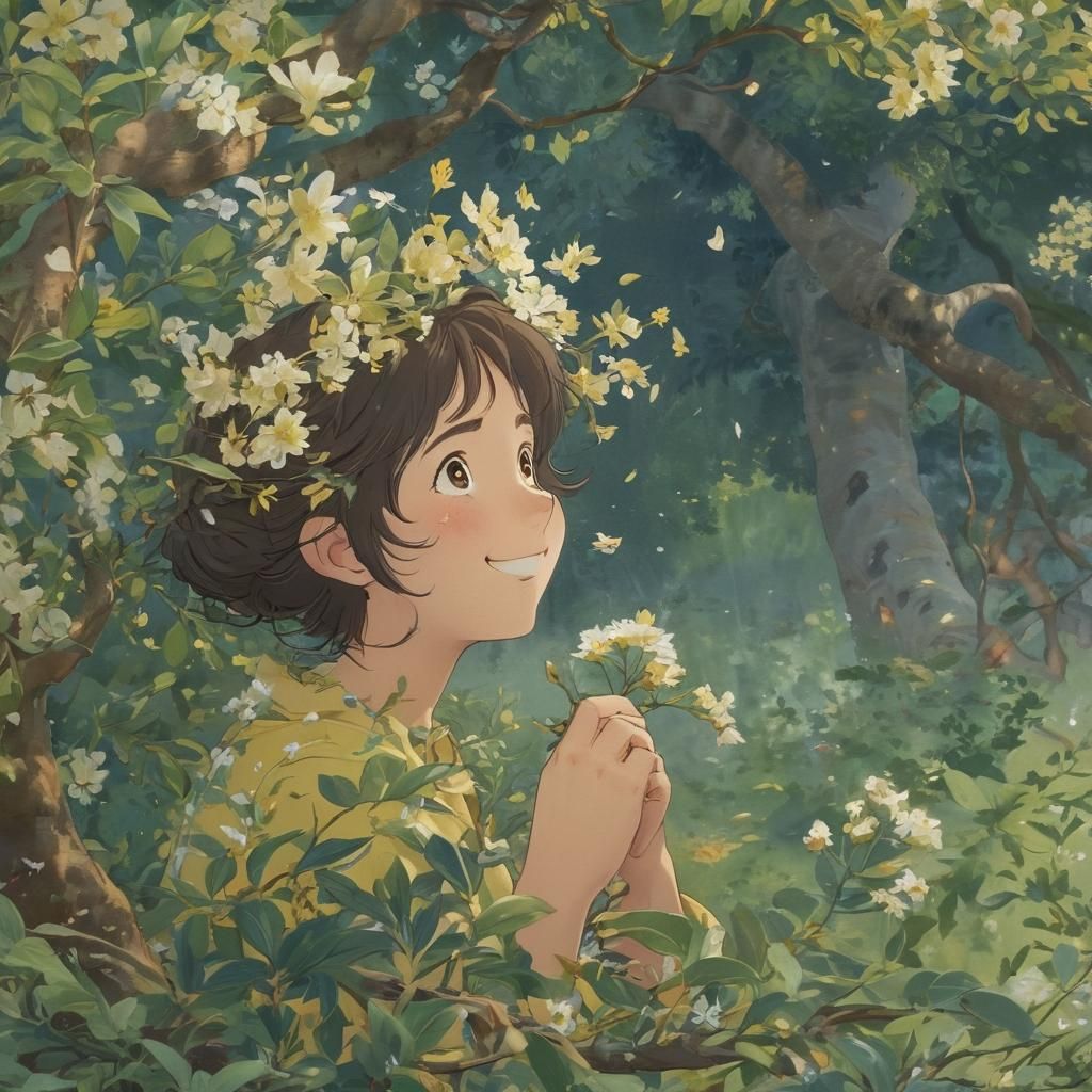 Anime Vines in Studio Ghibli Style