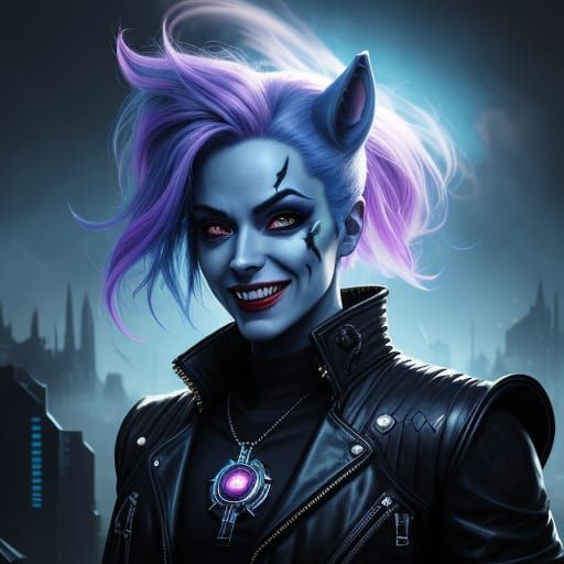 Ethereal Pony Portraiture in Oil Paint and Iridescence