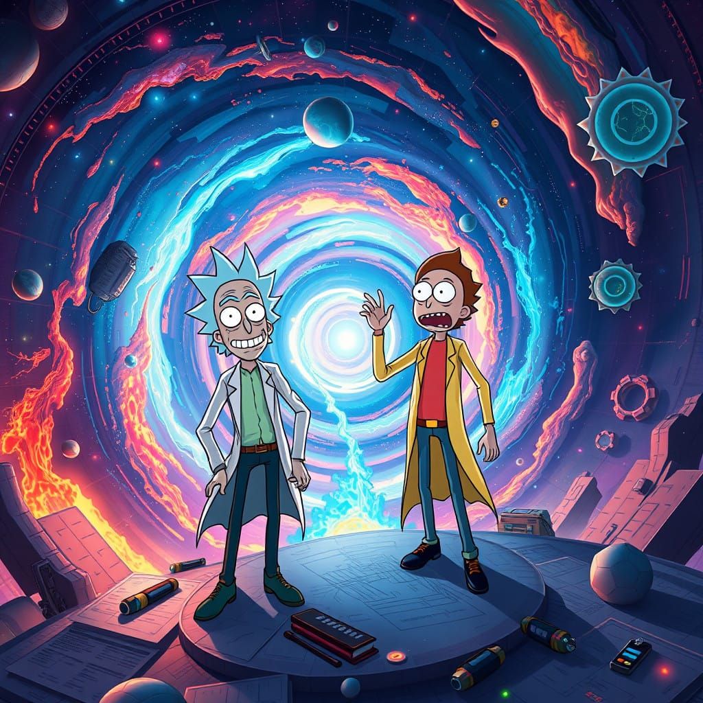 Rick and Morty Embark on Multiverse Odyssey