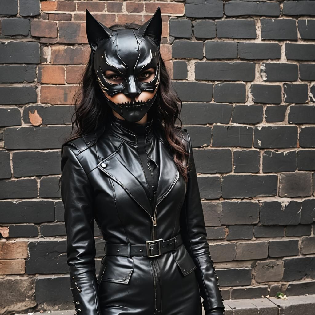 Post-Apocalyptic Catwoman in Gotham City