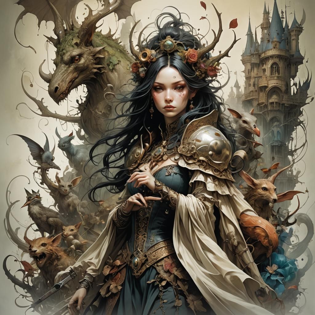 Magical Fairytale: A Surrealist Fantasy Masterpiece