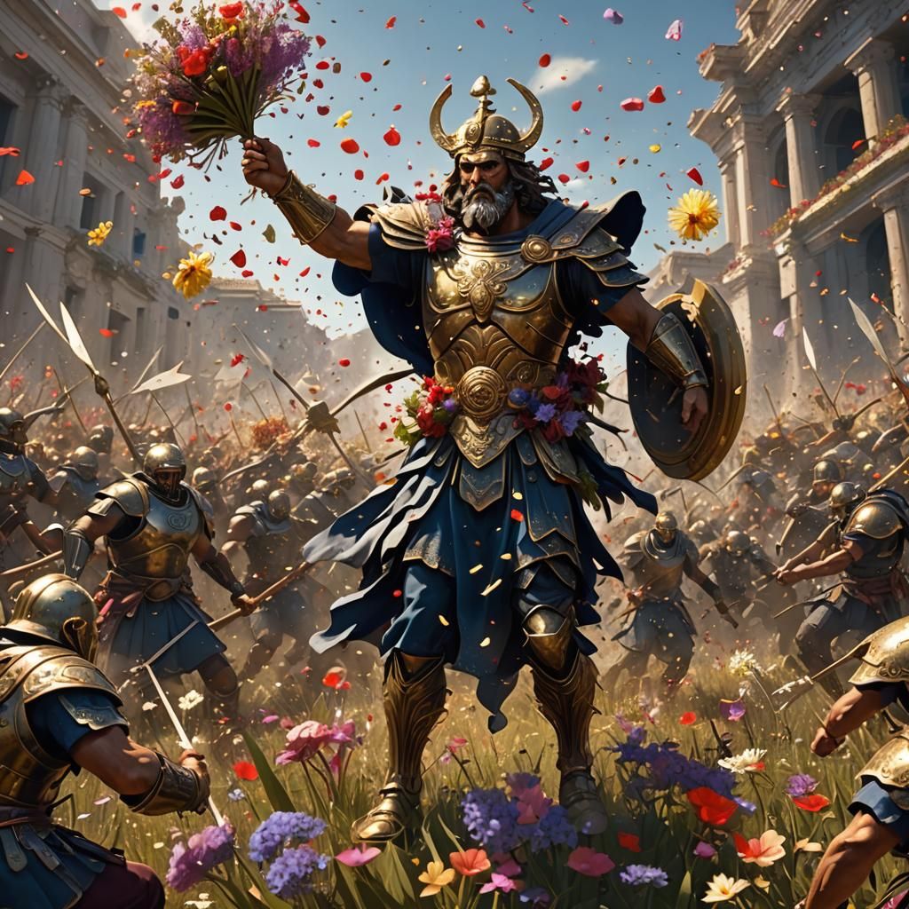 Wrath of Floral Deity in Dark Fantasy Art