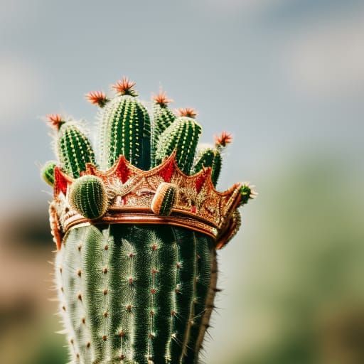 King Cactus with Crown: Professional Photography