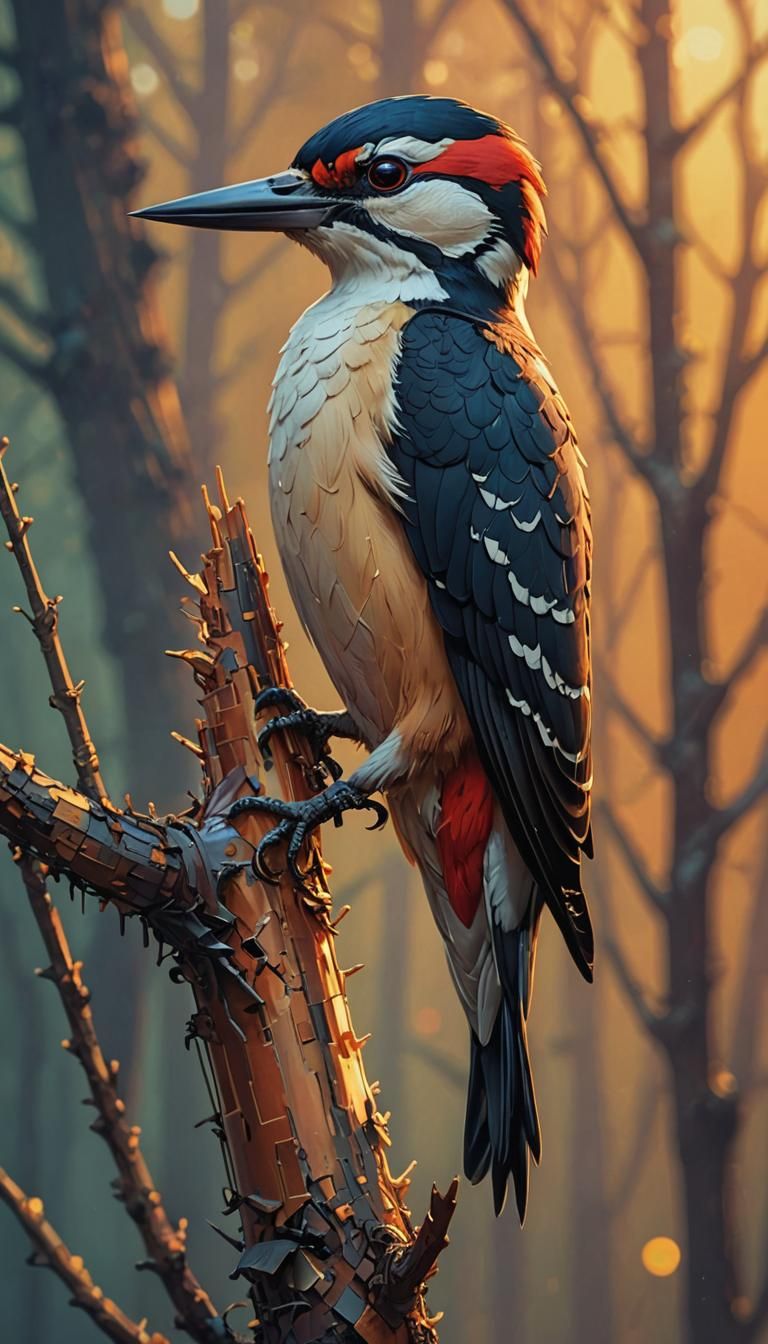 Woodpecker but more realistic